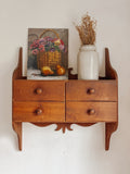 Antique Still Life Flower Basket Oil Painting on Board