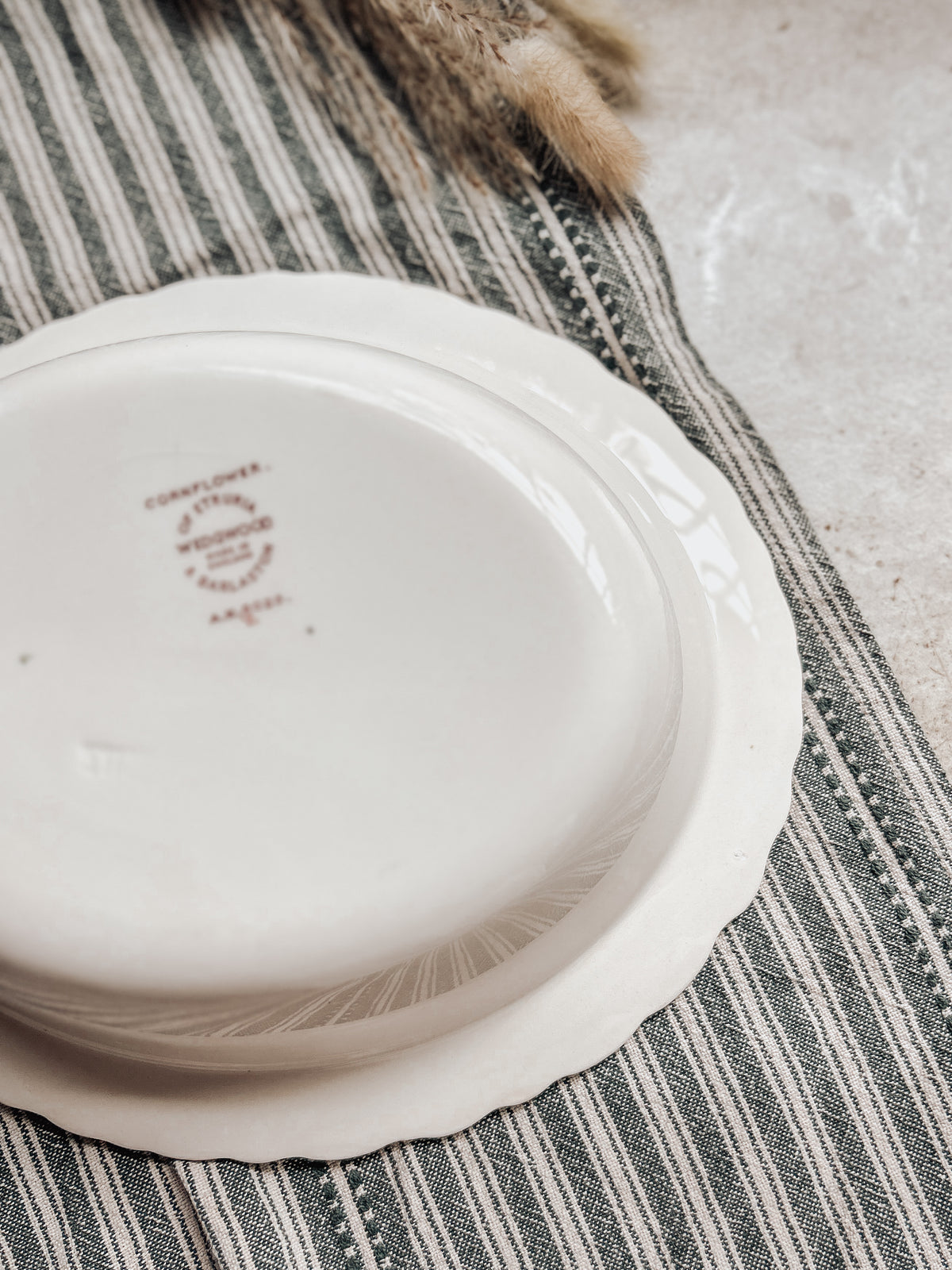 Vintage Wedgewood Floral Serving Bowl
