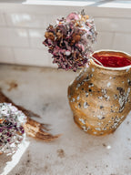 Vintage Studio Pottery Speckled Vase