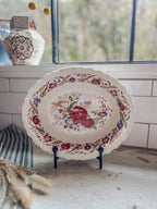 Vintage Wedgewood Floral Serving Bowl