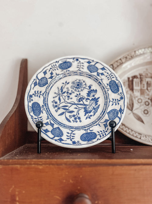 Antique Blue Onion Dish