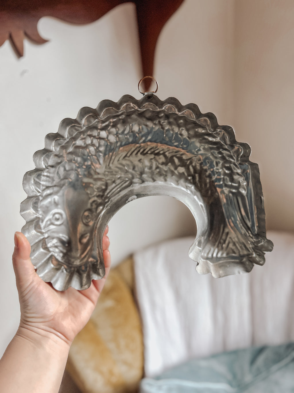 Vintage Copper Fish Mold