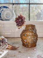 Vintage Studio Pottery Speckled Vase