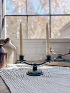 Vintage Pewter Candlesticks Set of 2