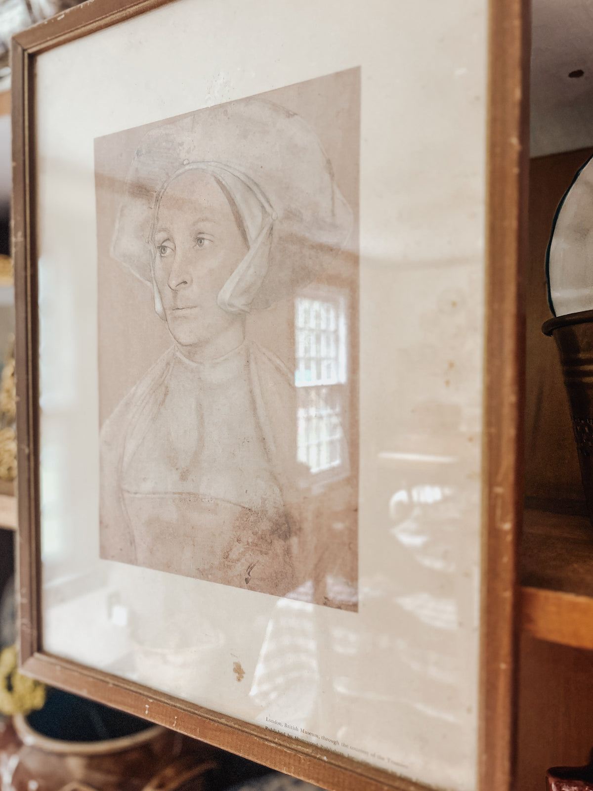 Vintage Portrait of an English Woman Framed Print