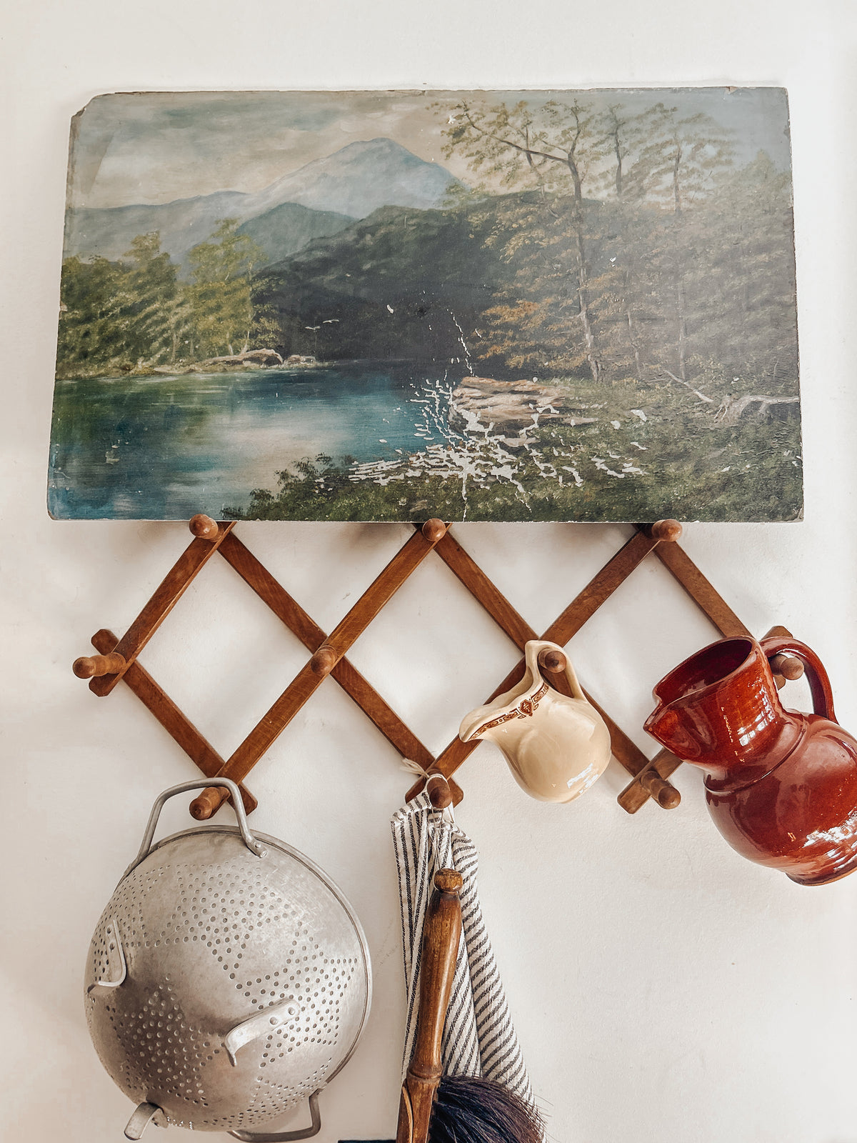 Antique Landscape Oil Painting