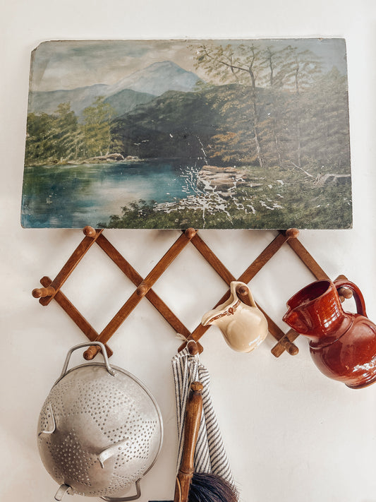 Antique Landscape Oil Painting