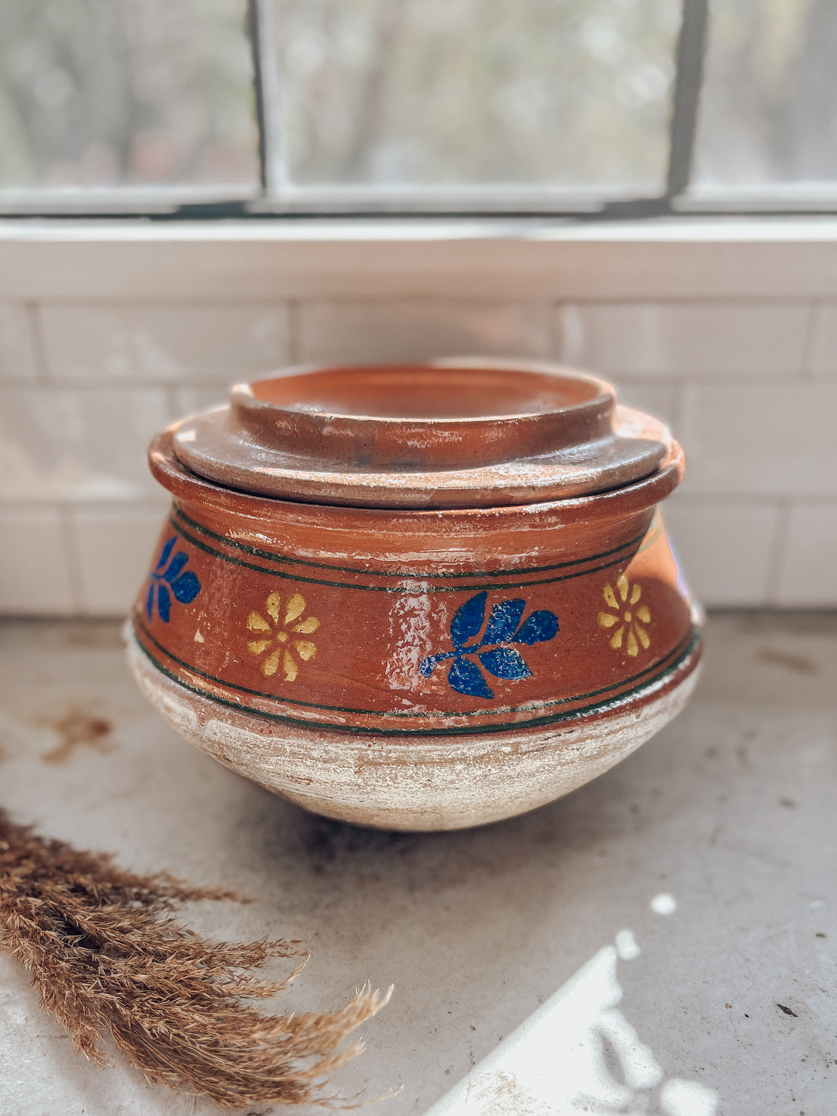 Vintage Clay Cooking Pot