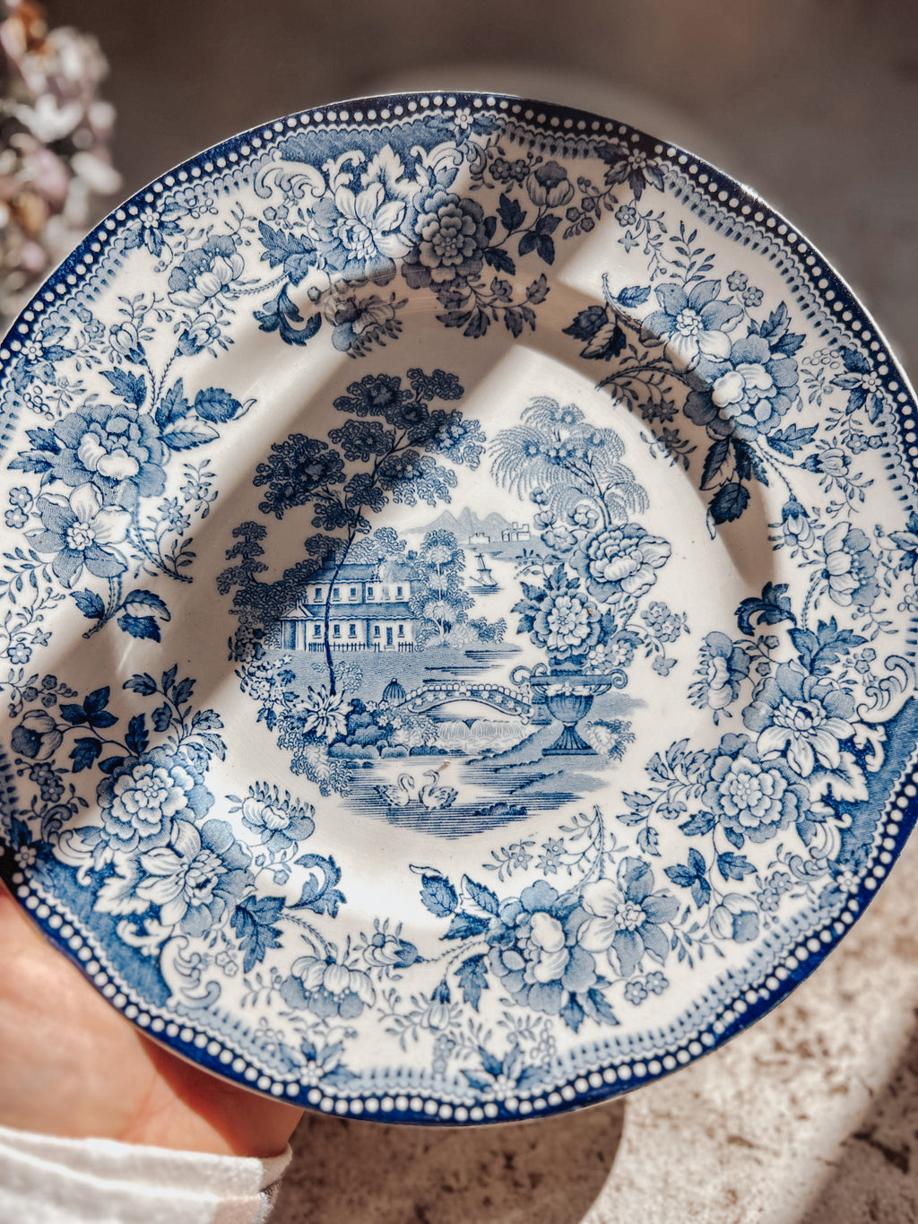 Vintage Royal Staffordshire Tonquin Blue Dishes